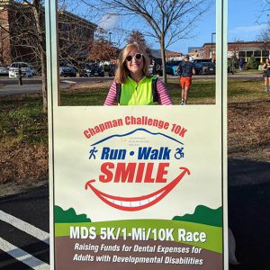 Walk Run Smile selfie station