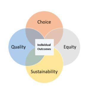 ven diagram of BDS goals